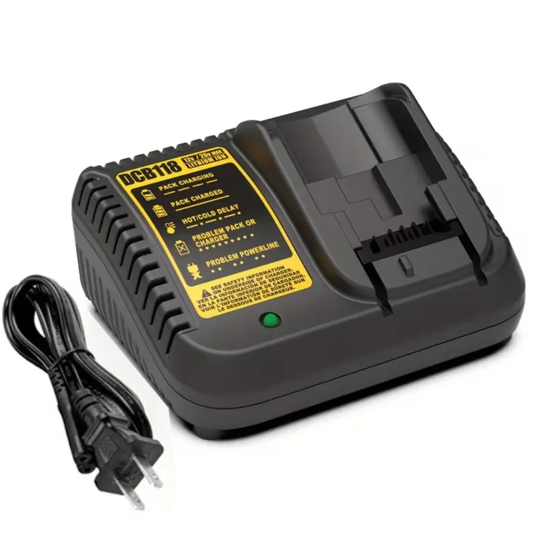 12V-20V Max Charger DCB102 DCB105 DCB115 For Dewalt Li-ion Battery DCB118 DCB107