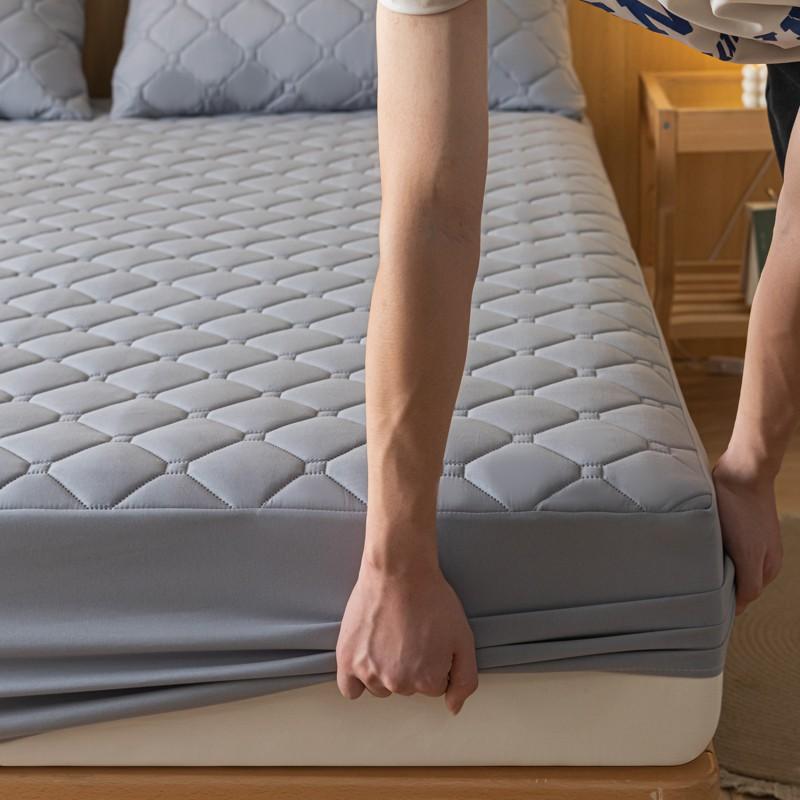 Waterproof Thick Quilted Mattress Protector, Soft Fitted Sheet, No Pillowcase, Washable, Multi-Color, All Season, Bedding Mattress Cover, Bed Cover for Bedroom, Guest Room #GLOBAL PICKS
