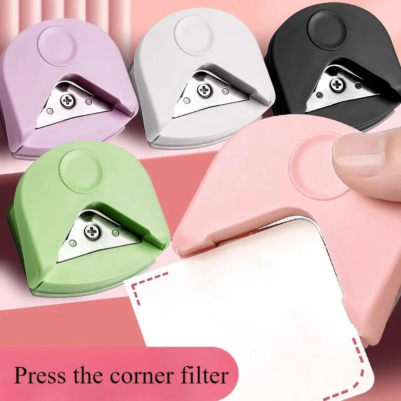 Round Cutting Machine Button Maker, Corner Rounder Punch Portable Paper Cutter, Photo Cutting Tool, Essential Office Supply