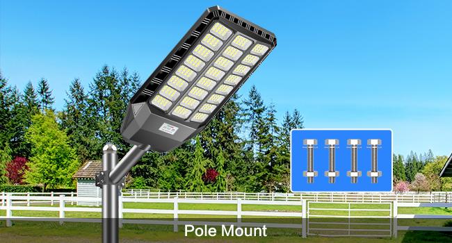 HYKOONT TW Matrix Series Solar Street Lights IP66 Waterproof Outdoor Lighting Dusk to Dawn with Motion Sensor & Remote Control for Parking Lots Patio Garden Lamp Installation TikTokShopBlackFriday