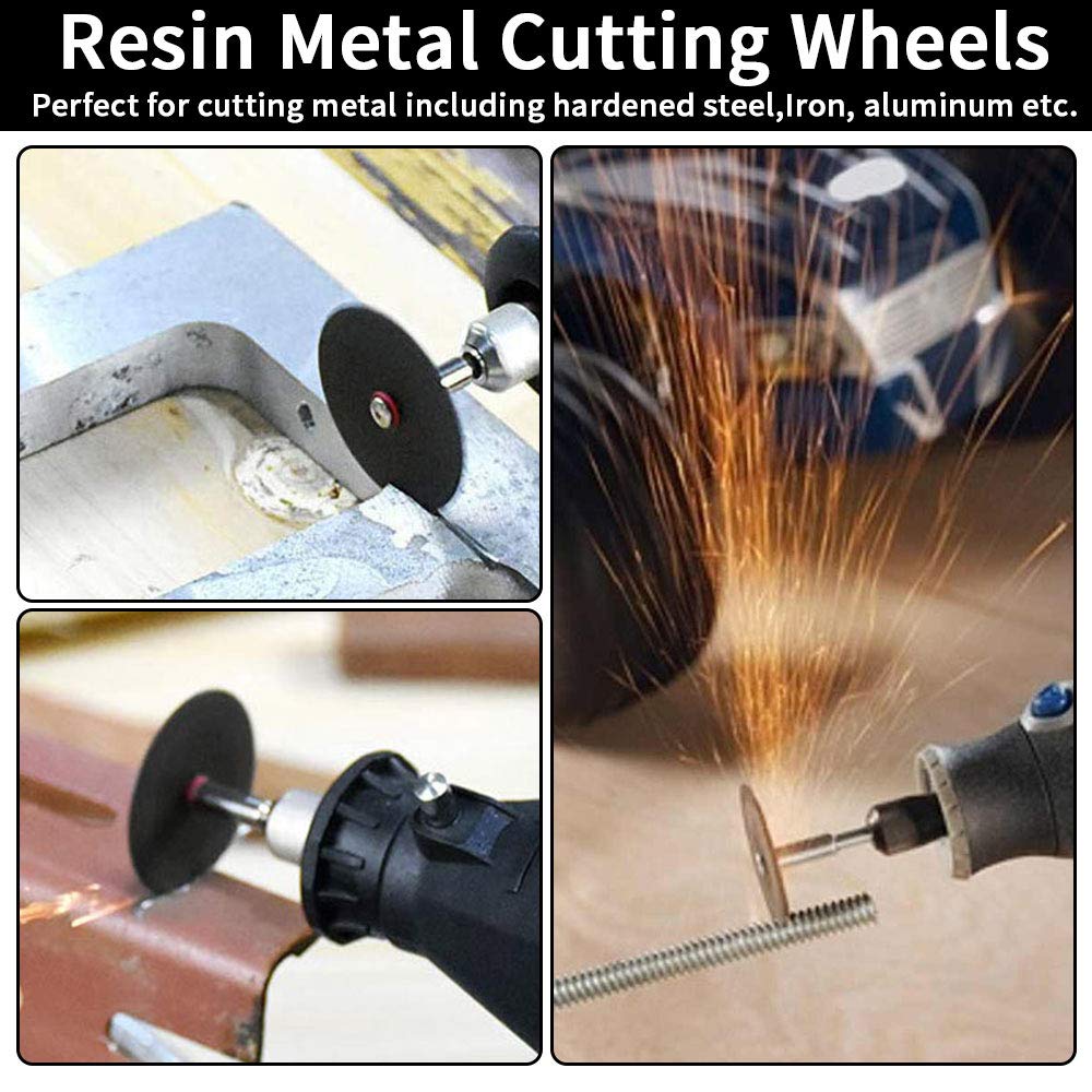 Discs for Dremel Rotary Tool, 3 Different   to Meet Your Different Needs,  Wheel Set Can  /Metal/Plastic/Glass/Stone and Make DIY Craft
