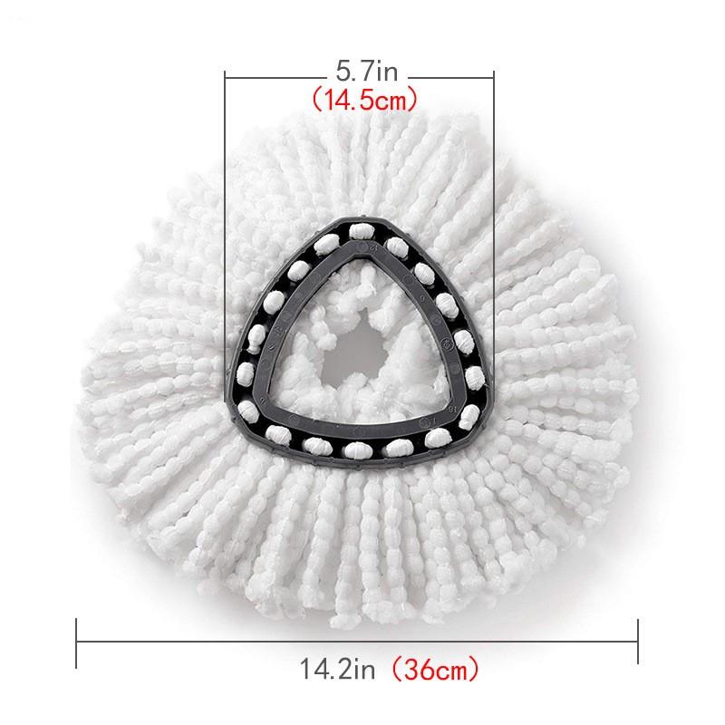 Mop Replacement Heads for O-Ceda Mop Replace Head EasyWrin Spin Mop Heads Replacements, Microfiber Spin Mop Refills, Easy Cleaning Mop Head Replacement, Smooth