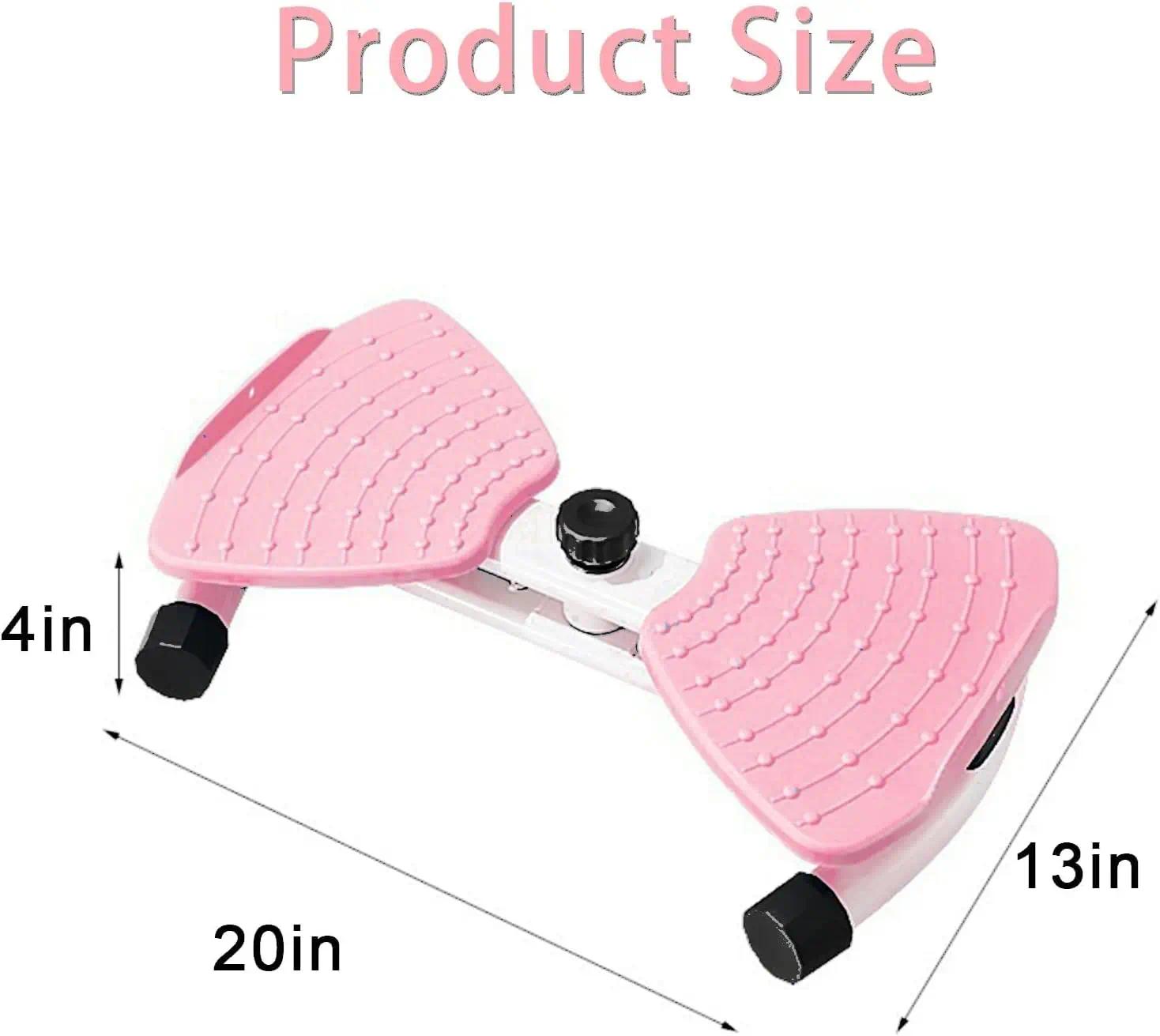 Core Training Waist Twist Board Slimming Twister with 265 Lbs Capacity Adjustable Noiseless Twisting Machine Home Fitness Gear for Women Men 9999 Blue Effective Workout