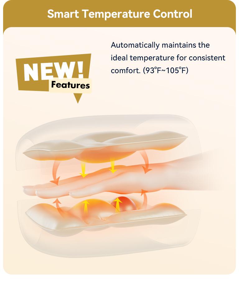 [Plus Model] CINCOM New Hand Massager, Cordless Finger Soother with Gentle Warmth, Customizable Comfort Settings, Easy-to-Read Display, Rechargeable, Perfect for Relaxation, Ideal Gift for Loved Ones