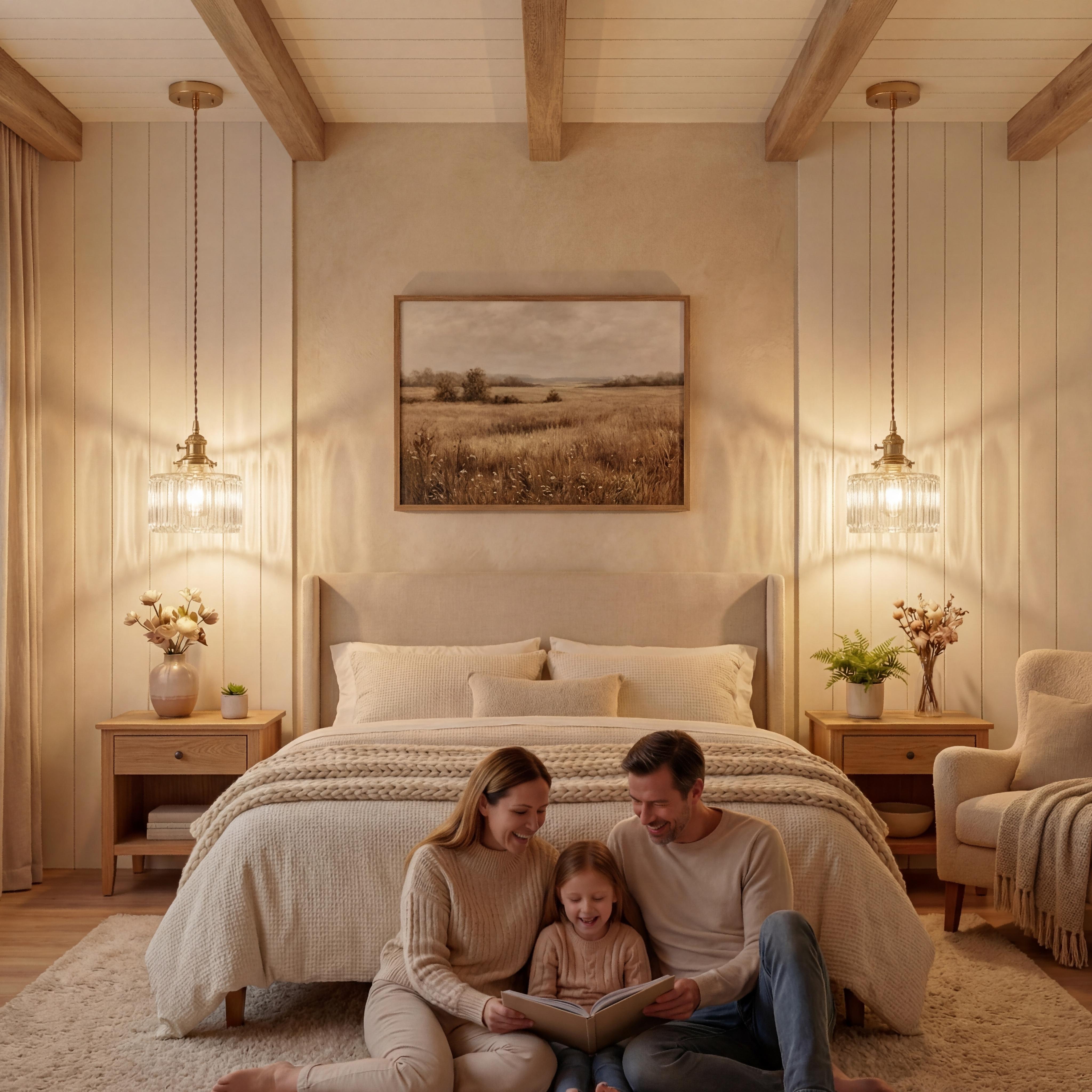 1pc Crystal Chandelier, Modern Adjustable Height Hanging Bedside Lamp, Farmhouse Glass Shade, Suitable for Dining Room Bedroom Kitchen Bar(E27x1 Base, Not Included)