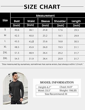 COOFANDY Mens Cotton T-Shirt Crew Neck Long Sleeve Tee Shirts Hipster Hip Hop Longline Casual Tops Gym Muscle Shirts