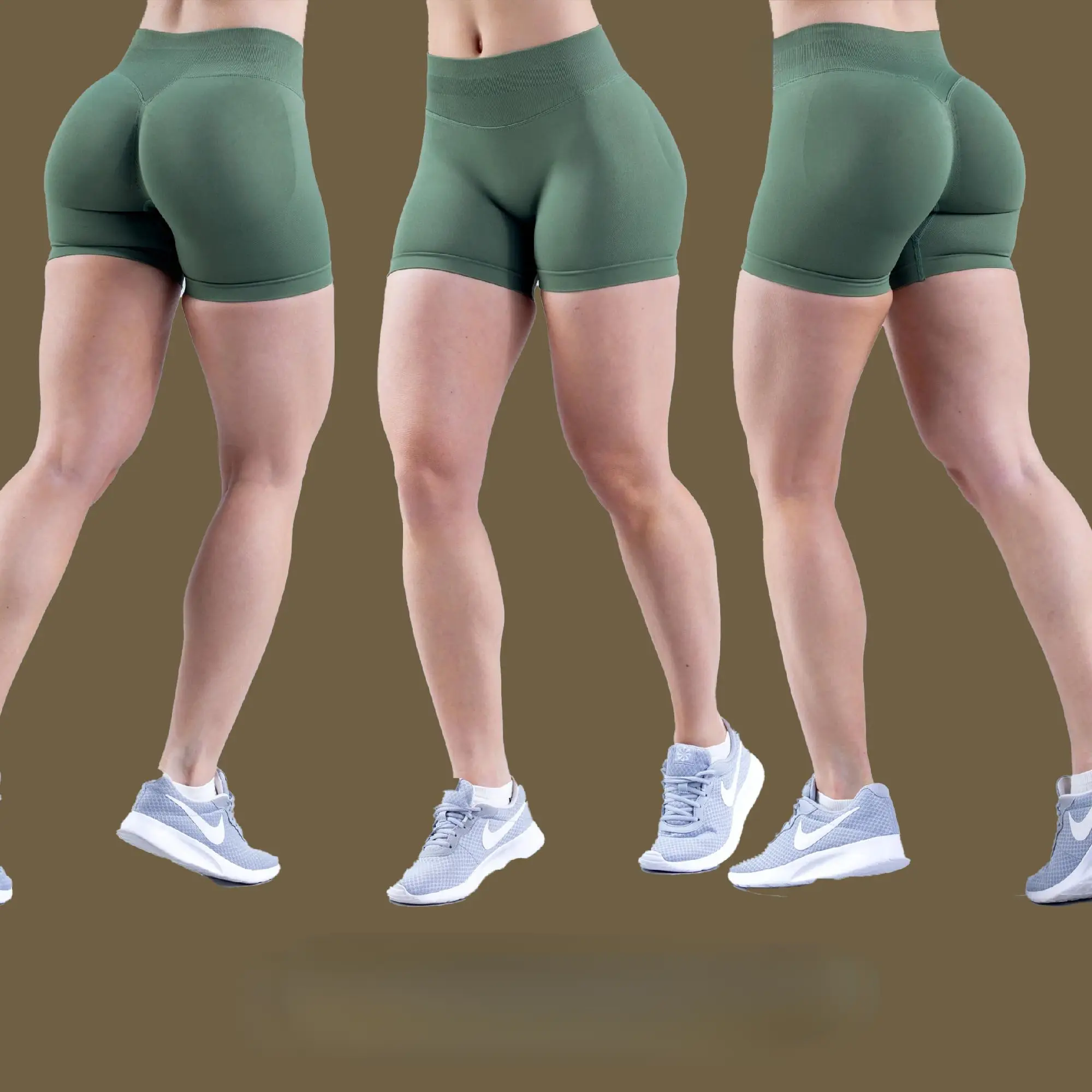 Impact Shorts – Seamless High-Waisted Sculpting Shorts with 4.5" Inseam