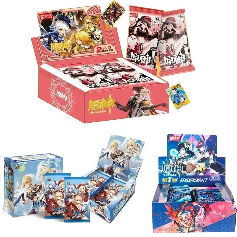 2026 New hot item New Genshin Impact TCG Anime Trading Collection Cards GS2M02 Lumine Skirk People SP CP Child toy in stock FAST SHIPPING