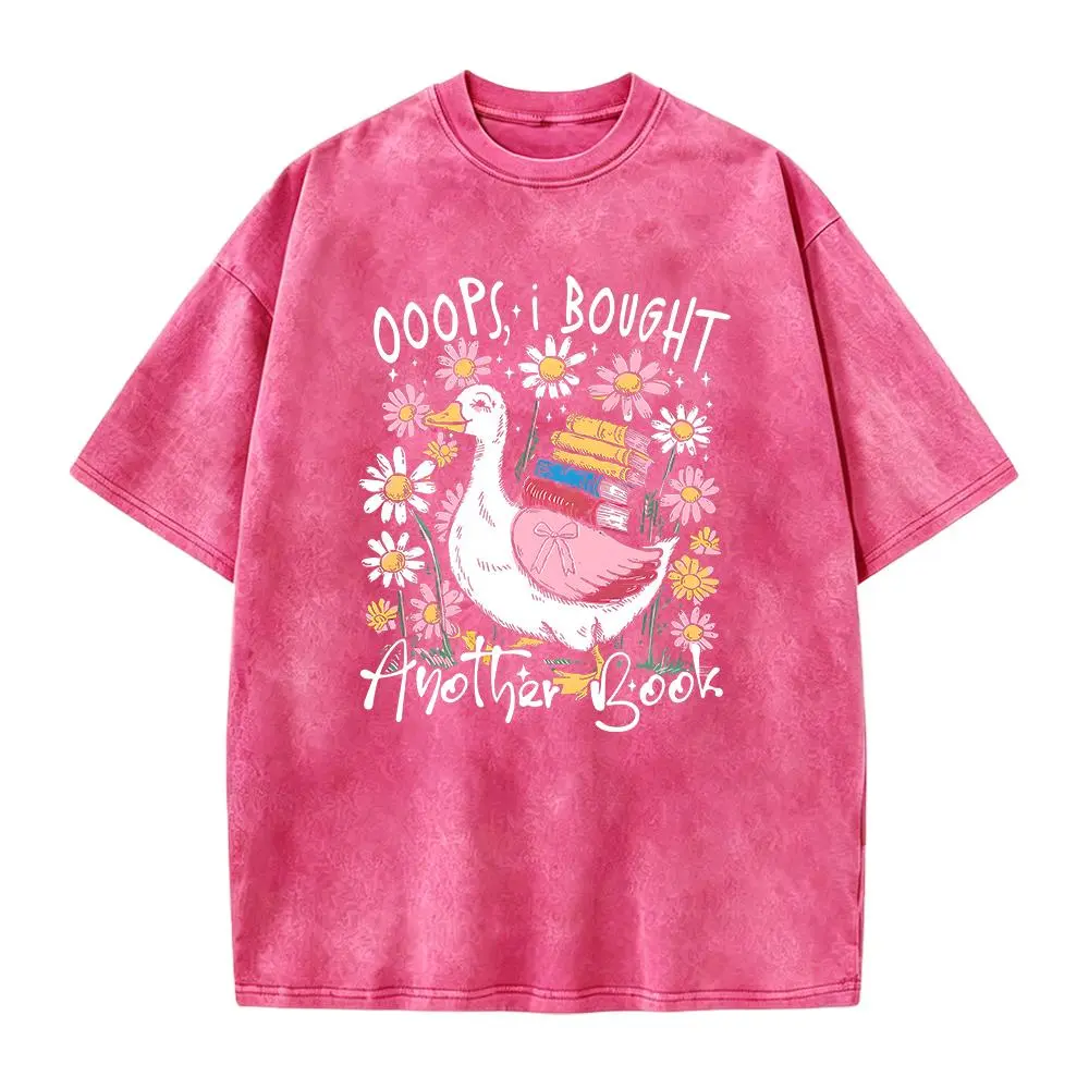 Oops I Bought Another Book Shirt, Bookish Goose Shirt, Book Lover Shirt, Floral Reading Tshirt, Librarian Gift, Bookworm Tee