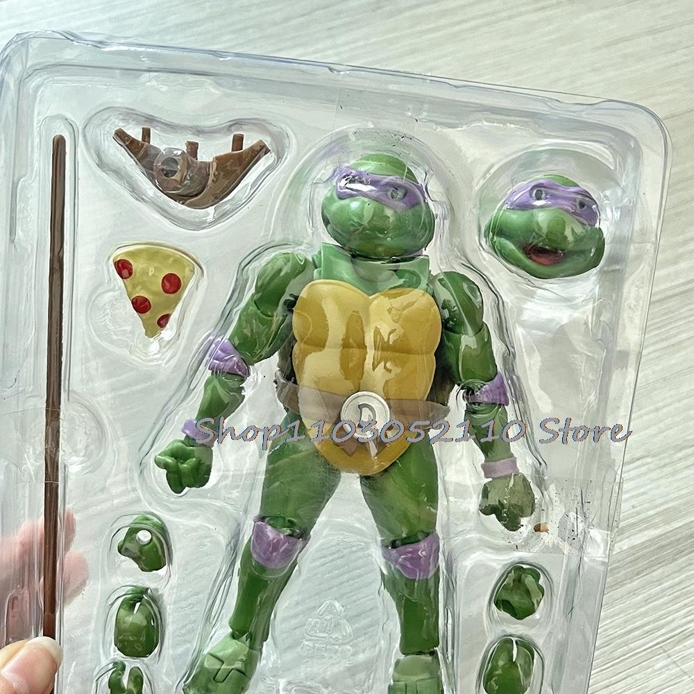 SHF Ninja Turtle Figure Neca 1990 Film Version Turtles Action Figure Raphael Leonardo Michelangelo Donatello Model  Gifts