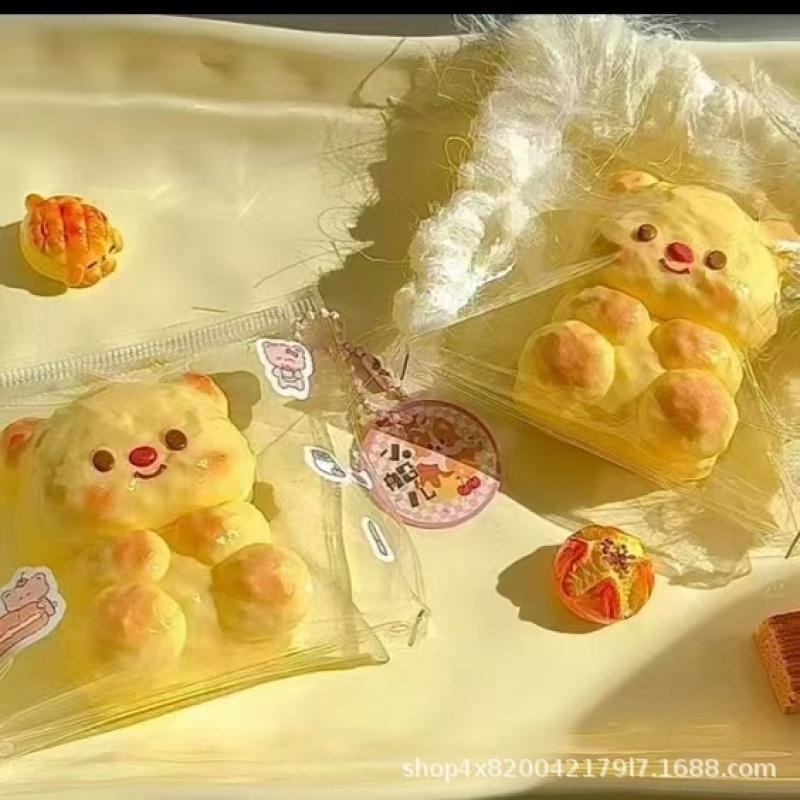 Creamy Butter Bear Squishy Toy, Creative Clay Texture, High-value Slow Rebound Stress Relief Toy for Kids, Perfect for Xiaohongshu