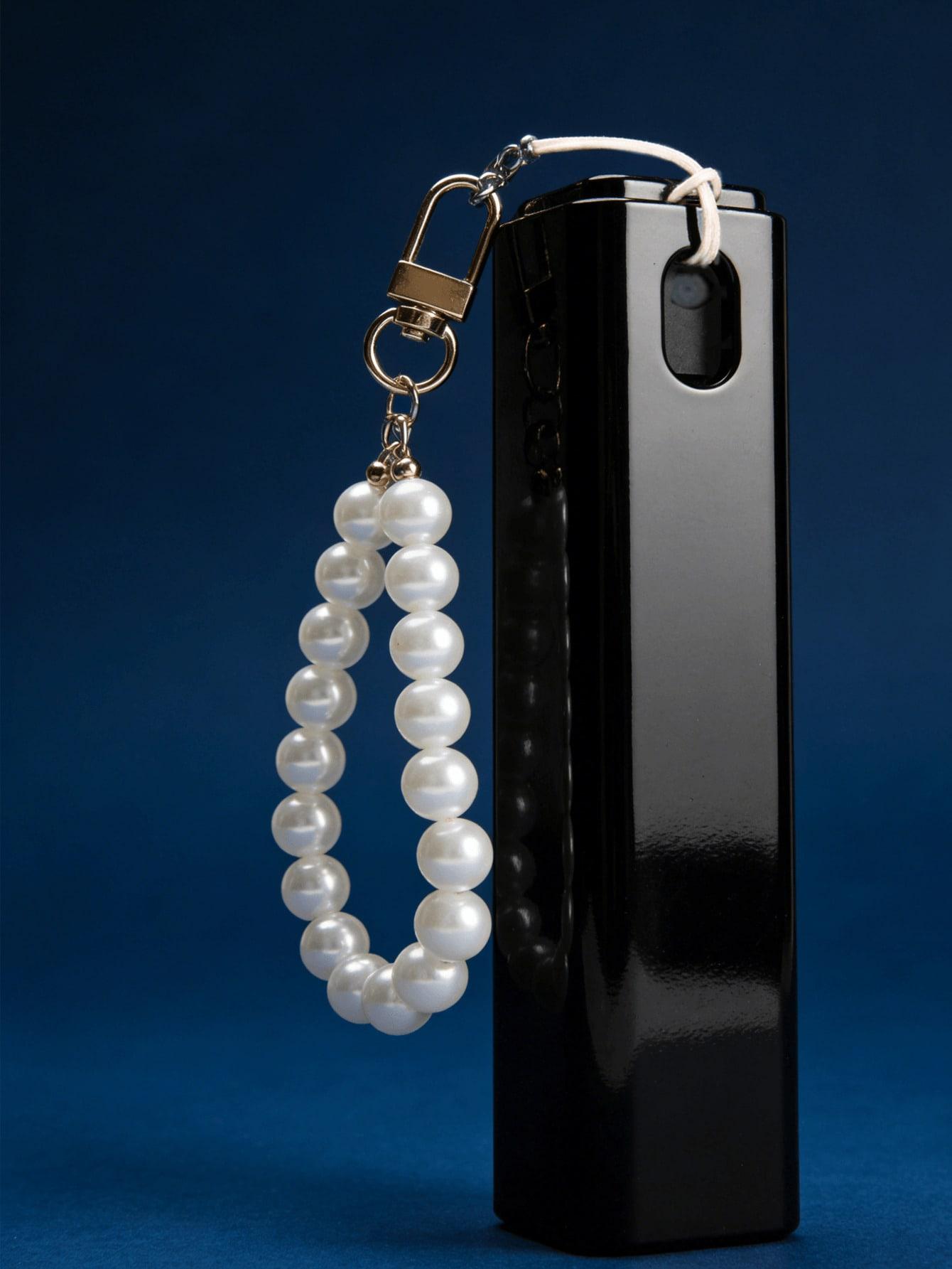 10ml Pearl Chain Portable Perfume Spray | Refillable Travel Spray Bottle, Cute Keychain, Suitable for Handbag/Backpack, Leak-Proof Cosmetic Spray Bottle, Mini Perfume Dispenser Bottle
