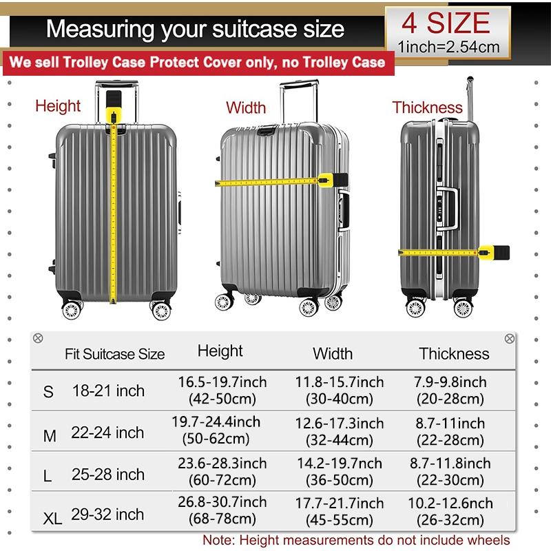 1pc slogans Cover(Suitcase not included), Travel accessories Travel essentials Suitable for travel and outings, Dustproof Cover, And Durable Travel Accessory Suitable for Various Sizes for Travel & Home Use3.26PYT-17