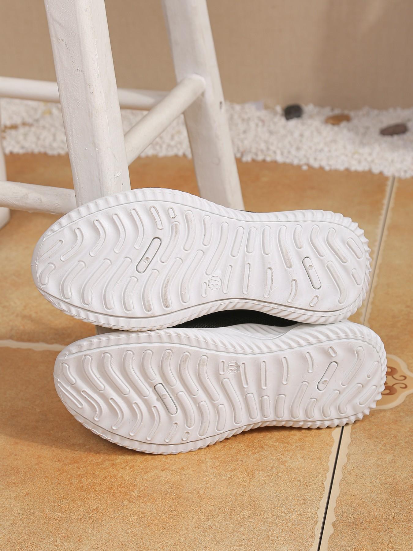 Ultra-Light Breathable Knit Sports Shoes for Women, Anti-Slip Soft Sole Casual Shoes, Daily Commute Lazy Sports Shoes, Round Toe Sneakers, Lightweight Breathable Sneakers
