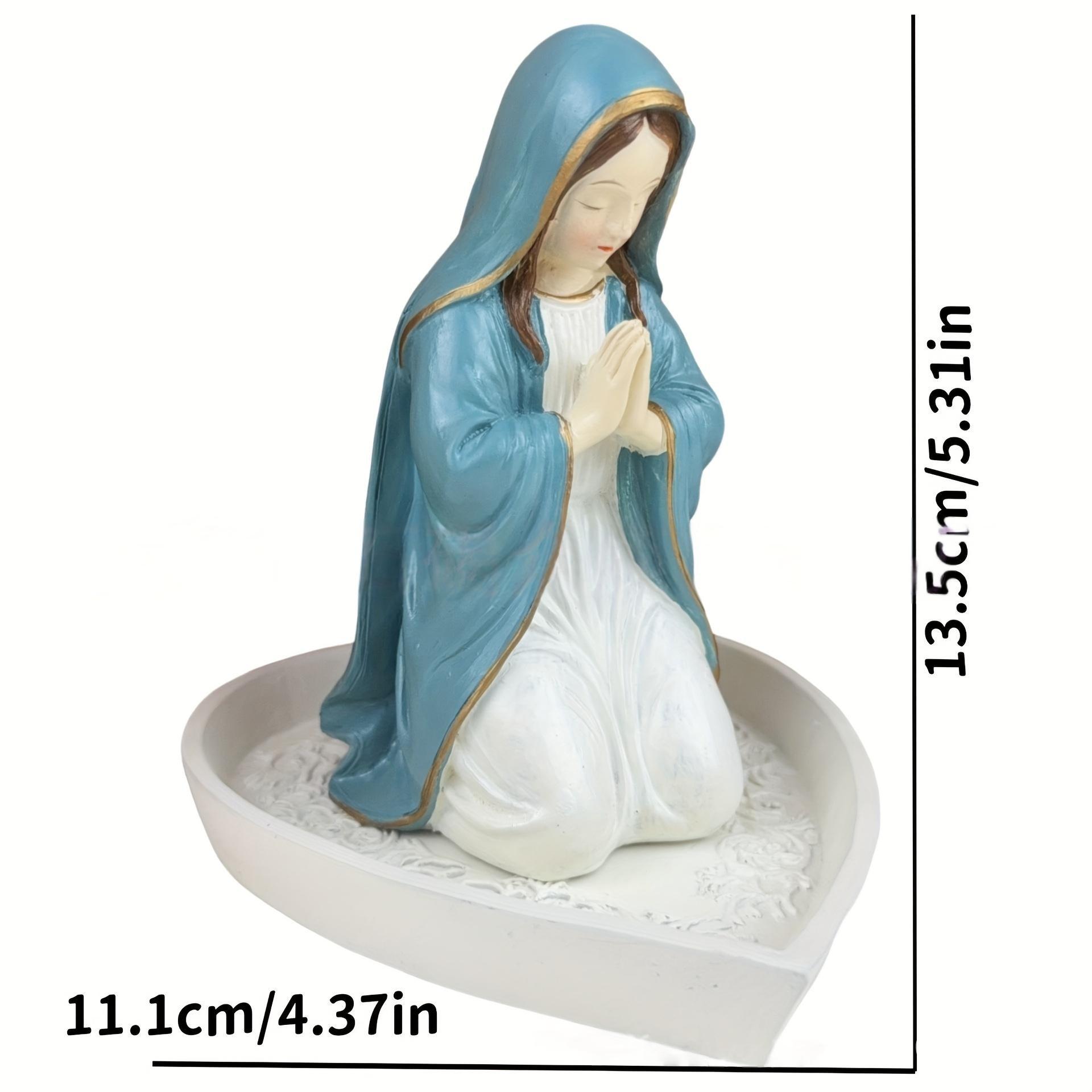 Virgin Mary Rosary Holder, Jewelry Stand, Religious Accessories, Elegant Design, Perfect for Prayer Beads, Faithful Gift Idea