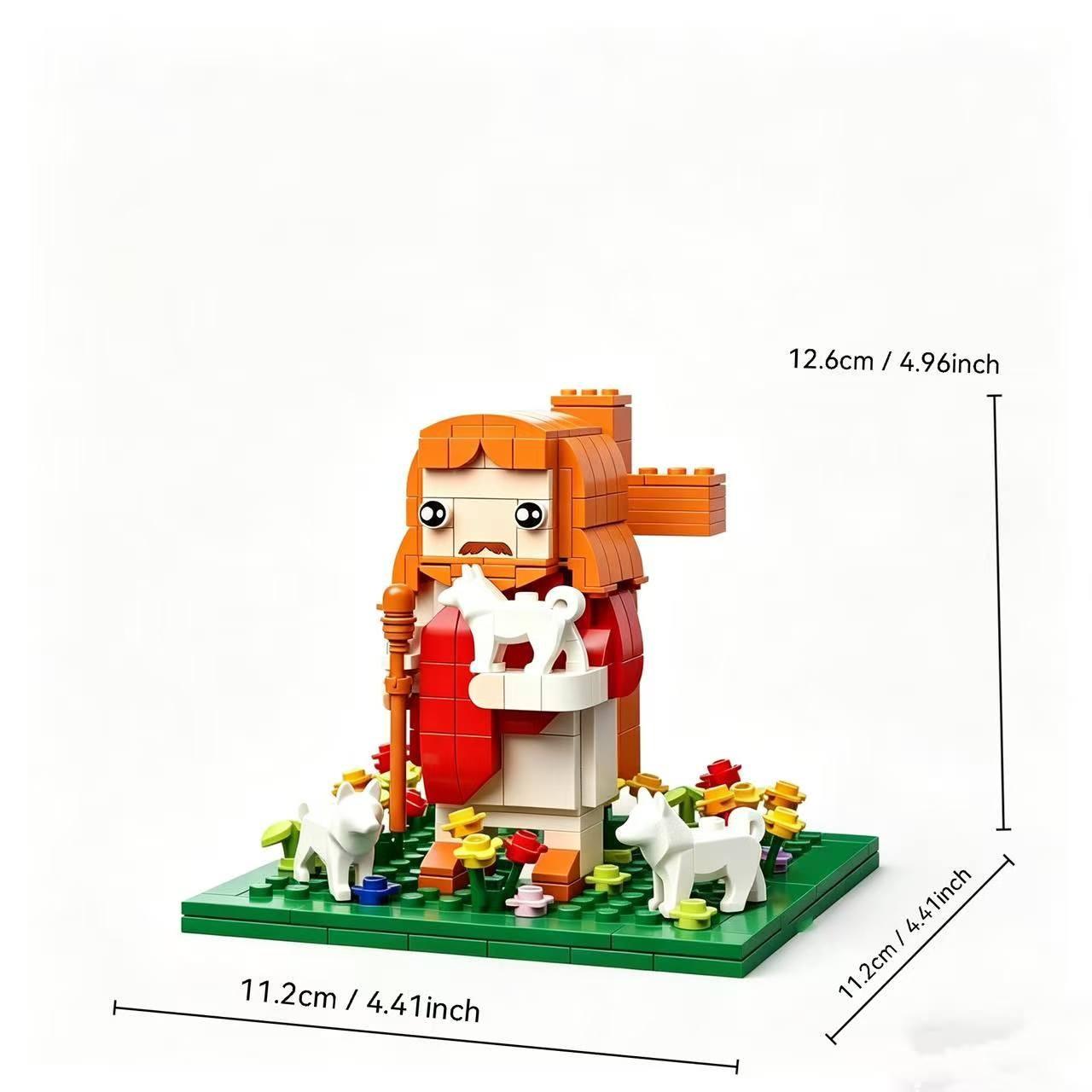 High-Quality Jesus Building Blocks, Ideal for Faith Development, Perfect Family Collection, Best Choice for Home Display