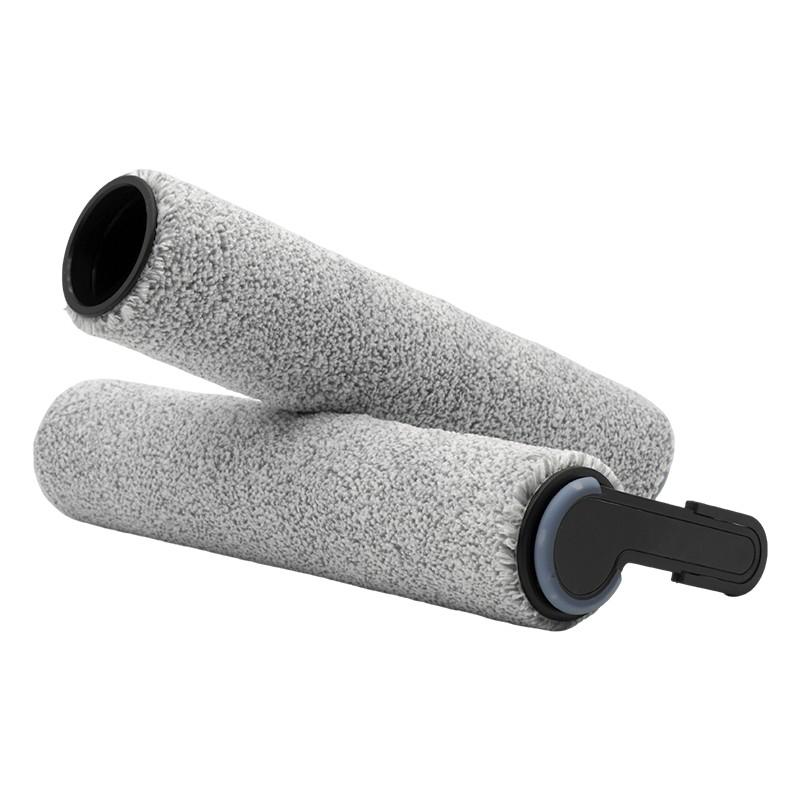 Replacement Roller Brush and Filter Kit Compatible with Tineco Floor ONE Stretch S6, Switch S6, i5, i6, S7, S9 Series Vacuum Cleaner, 2 Brushes, 2 HEPA Filters, 1 Cleaning Brush，Gray and Black