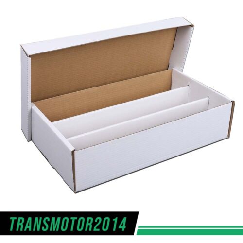 3200 Count Corrugated Cardboard Trading Card Baseball Coin Slab Storage Box 4row Upgraded Version