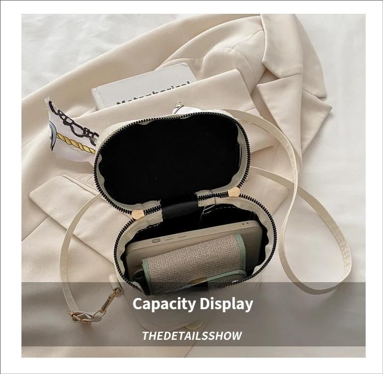 Womens Square Crossbody Shoulder Bag Korean Style Adjustable Plain Purse Cute Lightweight Athletic Small Everyday Casual Messenger Shopping Travel