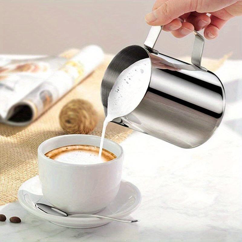 Stainless Steel Milk Frothing Pitcher Espresso Steaming Coffee Barista Latte Frother Cup Cappuccino Milk Jug Cream Froth Pitcher Kitchenware
