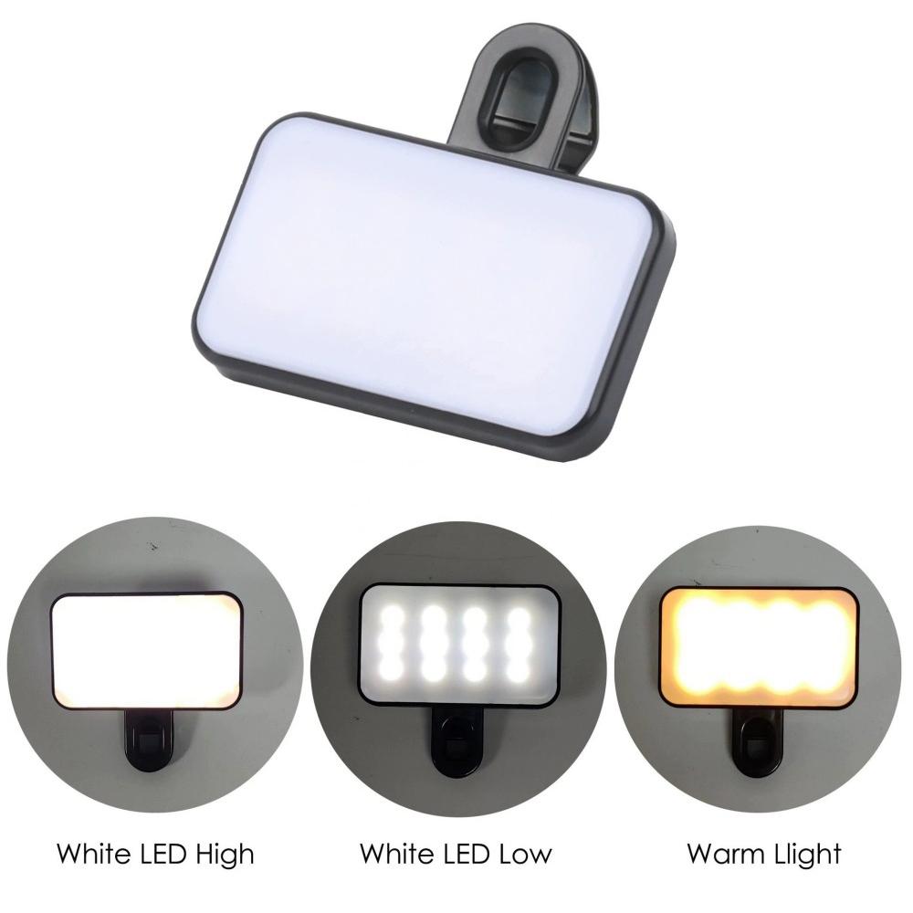 Multifunctional LED Phone Camera Light, Portable Compact Design, Suitable for Photography and Video Calls, Energy-Saving LED Lamp, Led Selfie Accessories