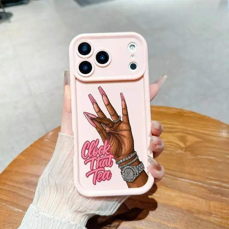 Y2K Trendy Graphic Phone Case, TPU Silicone Shockproof Protective Cover, Camera Protection Anti-Scratch Lightweight Case, Compatible with iPhone 11–17 Series & Samsung Galaxy Series