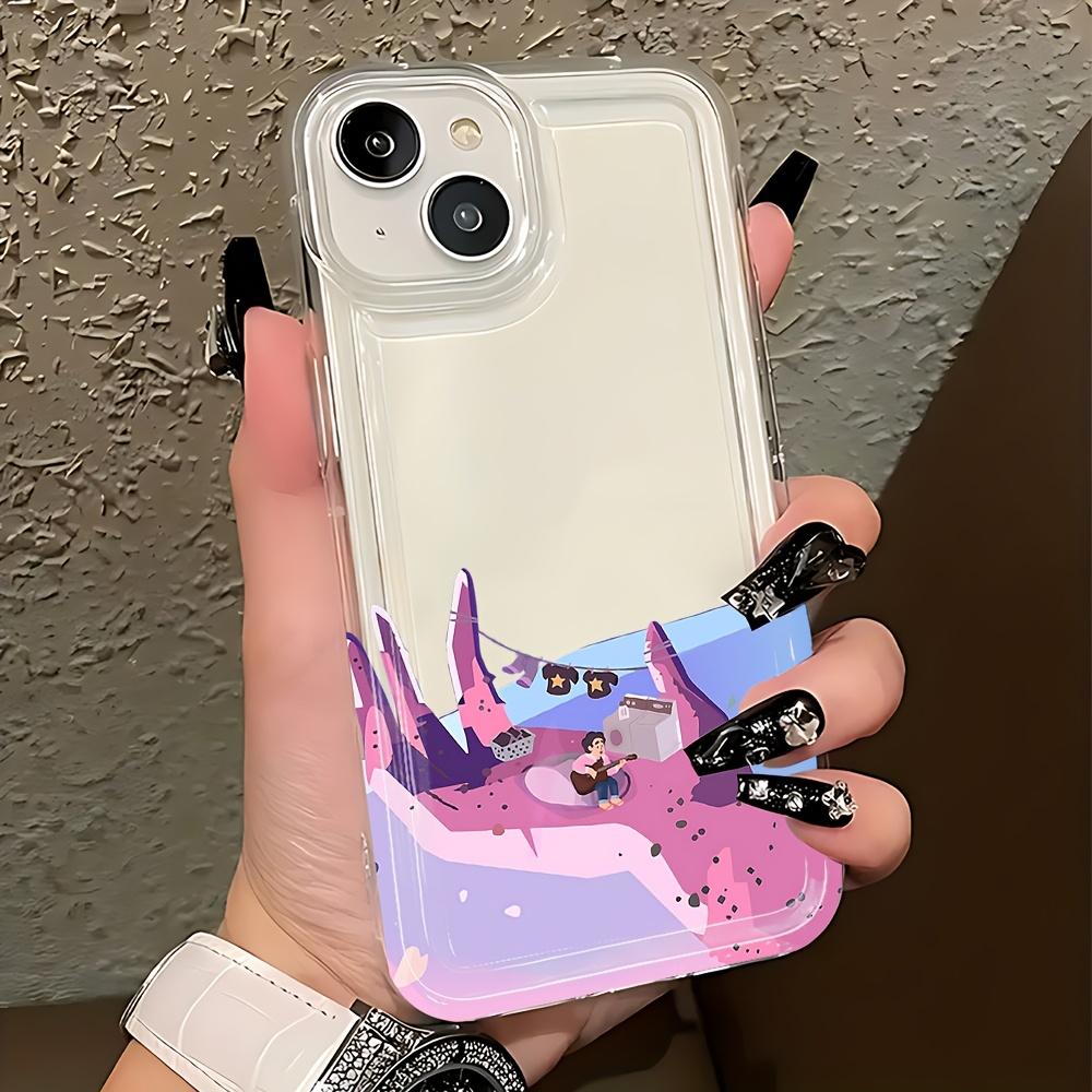 Cartoon Stevens Universes Phone Case, Compatible with iPhone 17 16e 16 15 14 13 12 11 Pro Max Mini Air XR XS X 7 8 Plus, Soft Tpu Protective Back Cover, Accessories, Shockproof Tpu Cover