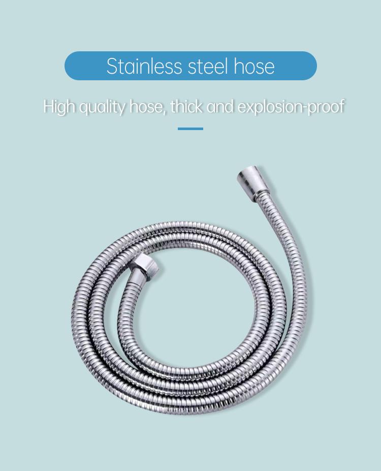 BOZIWA Handheld Shower Head Set,Shower Head Hose&Bracket,Shower Head Set With 1.5m Hose,Bathroom Shower Equipment