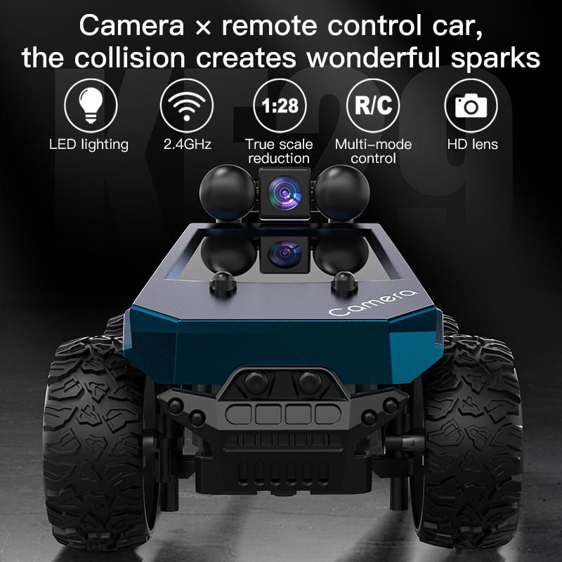 1:28 Four-Wheel Drive RC Car with Camera, High-Performance Drift Racing Toy, Remote Controlled Vehicle, Christmas Gift for Kids, Includes Battery, Remote Needs Aaa Batteries