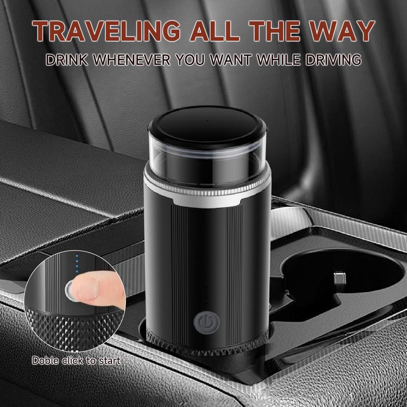 Portable Electric Espresso Machine, Automatic Capsule Coffee Maker, Hot & Cold Brew, Compatible with K-Cups & Grounds, Travel-Friendly Design, Coffee Equipment