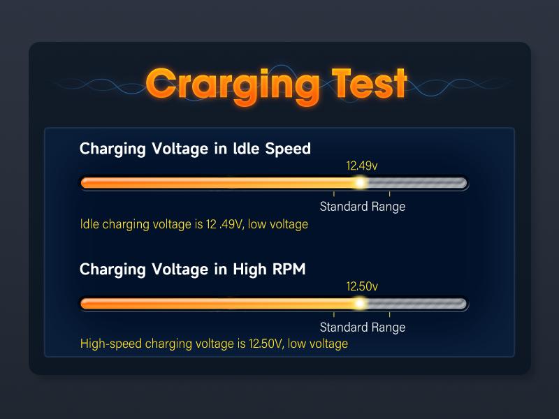 ANCEL BM300 Pro 6V 12V 24V Battery Monitor - Bluetooth 5.3 Battery Monitor with Charging, Cranking System Test & Alarm - IP67 Waterproof Voltmeter for Trucks, Cars, Motorcycles, Boats