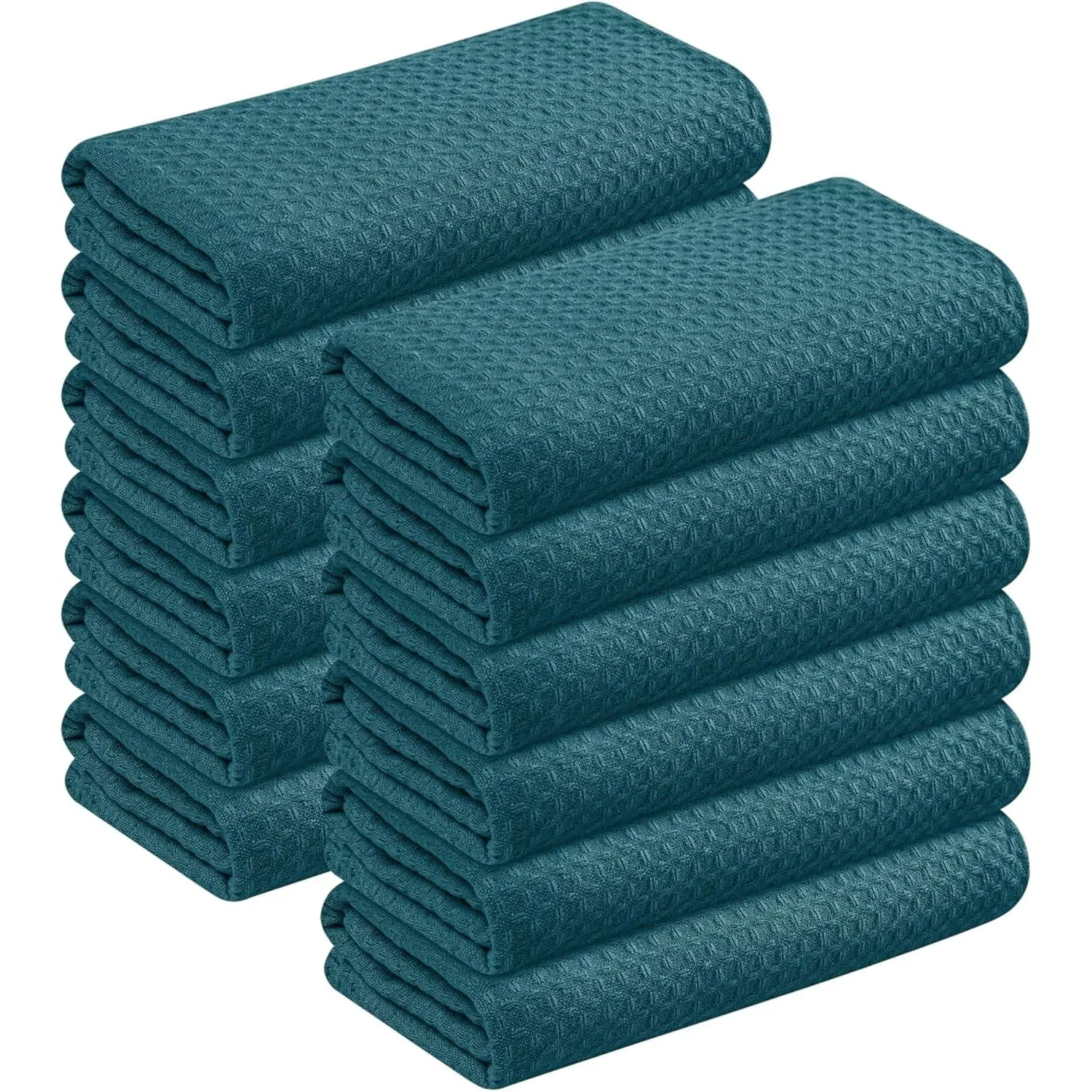 Waffle, Teal Green