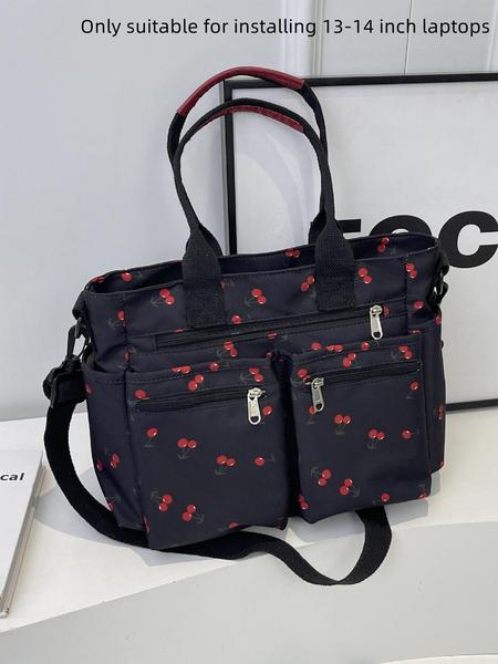 25 fall&winter Women's Casual Solid Color Zipper Crossbody Bag, Large Capacity Multi-pocket Design Adjustable Crossbody Shoulder Portable Shoulder Bag for Daily Used, Girl Fashionable Shopping Bag