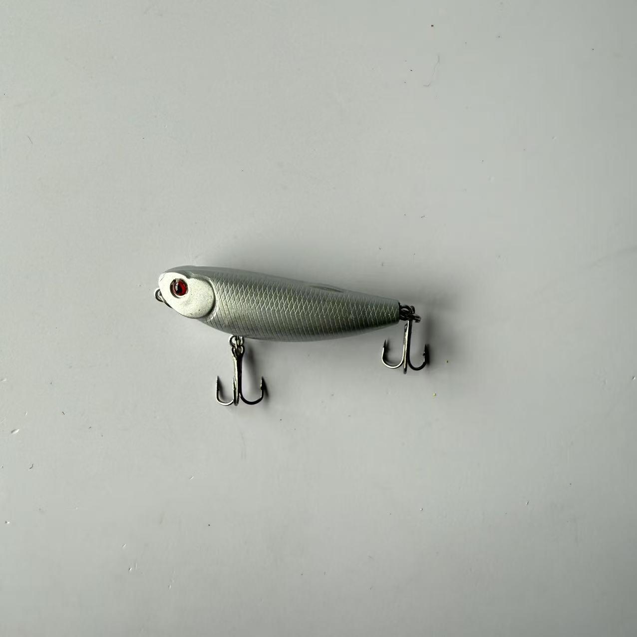 Large brand replica, popular, 1pcs, Luya bait floating water pencil words dog horse mouth trout Luo Fei white bait special kill, suitable for freshwater and seawater fishing accessories fishing gear supplies