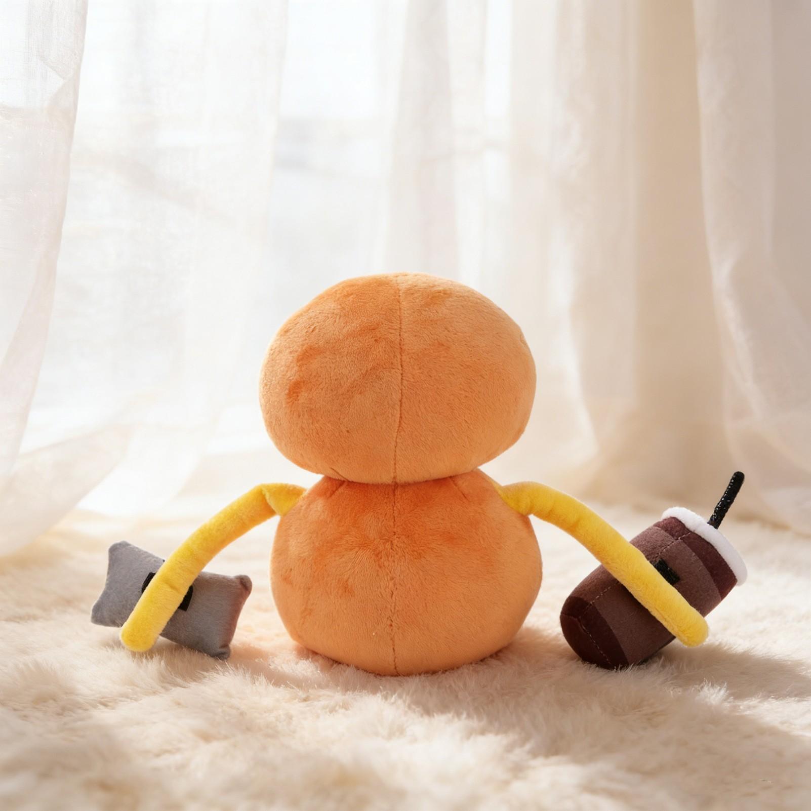 The Land of Boggs Boe Plush Stuffed Animal | Ultra Soft Squishy Plushie Toy | Adorable Boe Character Figure with Detachable Iconic Drink & Phone Props | Cute Collectible Plush for Fans | Great Gift Idea for Kids, Friends and Anime & Cartoon Lovers