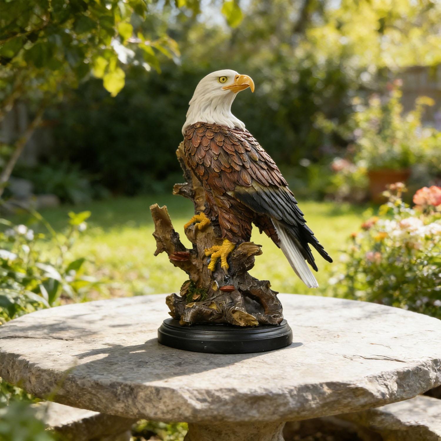Large-Scale Eagle Resin Craft, High-Detail Soaring Eagle Sculpture, Museum Exhibition Hall Art Display, Gallery Decoration
