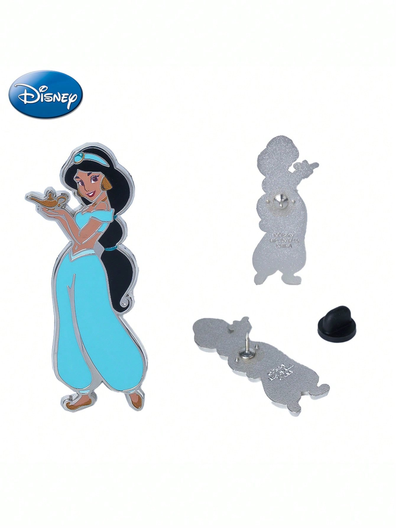 1Pc Disney Officially Licensed Collectible Enamel Princess Brooches Belle Jasmine Ariel and Other Beautiful Pins Cute Small Gifts Dress Accessories Pin for Clothes Bag Charm for Women Family Friends
