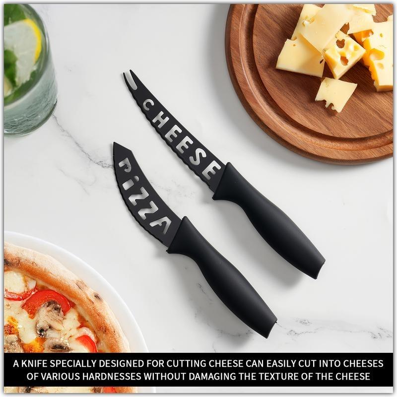 19-piece kitchen knife set with chef's knife, bread knife and scissors, including sharpening rod and integrated knife block