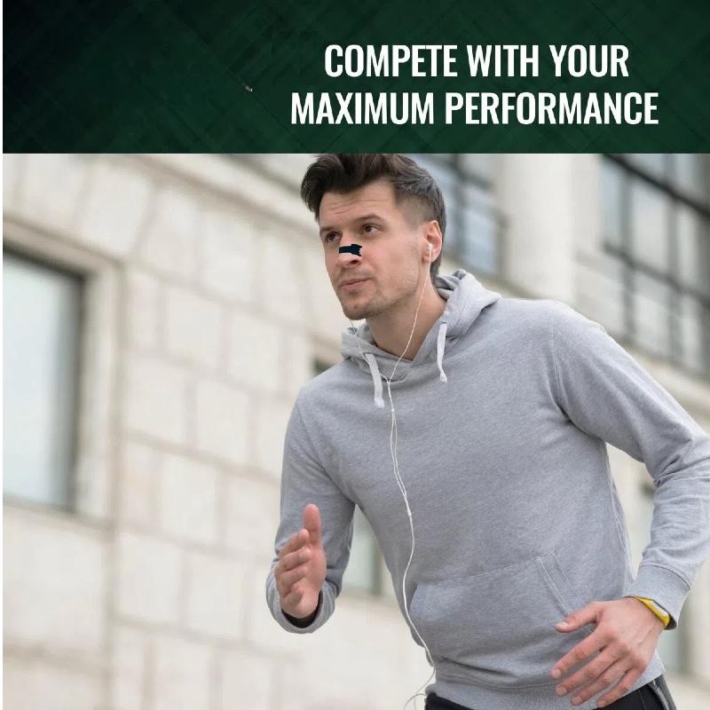 Upgrade Strong Nasal Strips (30 Packs), Relief Congestion Dual Spring Flex Technology, Soft Fabric Skin-Friendly Low Allergy Adhesive