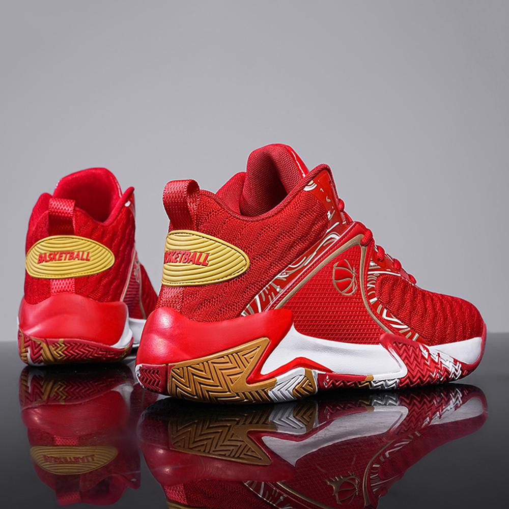 Ubetif Men's Fashionable Sneakers, Casual Comfortable Breathable Sports Running Shoes, All-match Basic Sneaker Shoes for Daily Wear Runner Trainer Closed Training summer shoes Outfits red design and yellow&black design