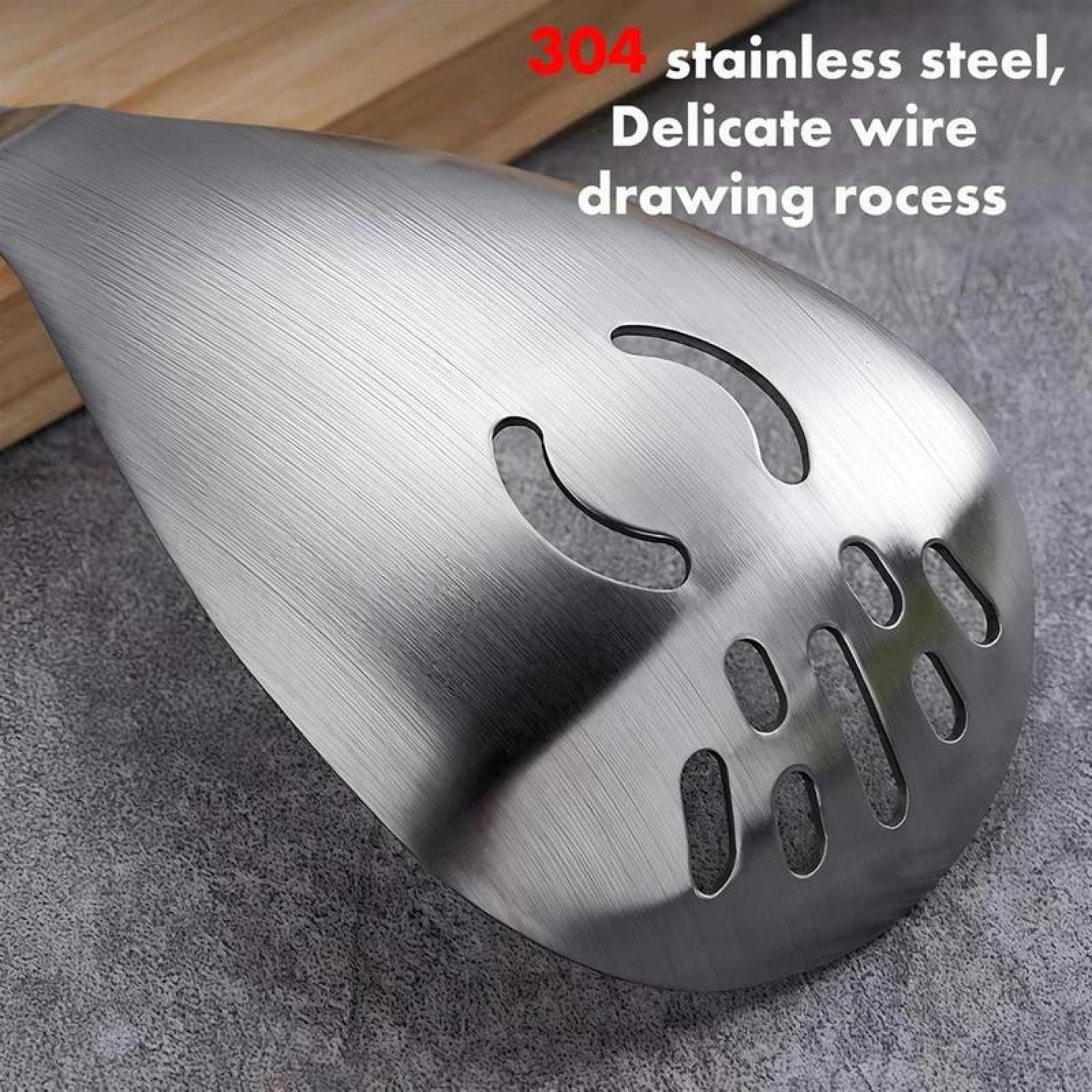 Heavy Duty Food Grade Stainless Steel--Multifunctional Potato Masher with Slotted Spoon & Raw Egg Separator, Durable Kitchen Gadget for Mashing Potatoes,Vegetables,Avocados& Beans, Easy Clean & Dishwasher Safe.