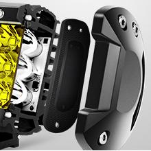 Nilight Amber 36W Triple Row LED Fog Lights for Trucks, Jeeps, UTVs, ATVs, Marine Boats Vehicle Lamp Car Nilight Amber 36W Triple Row LED Fog Lights for Trucks, Jeeps, UTVs, ATVs, Marine Boats Vehicle Lamp Car