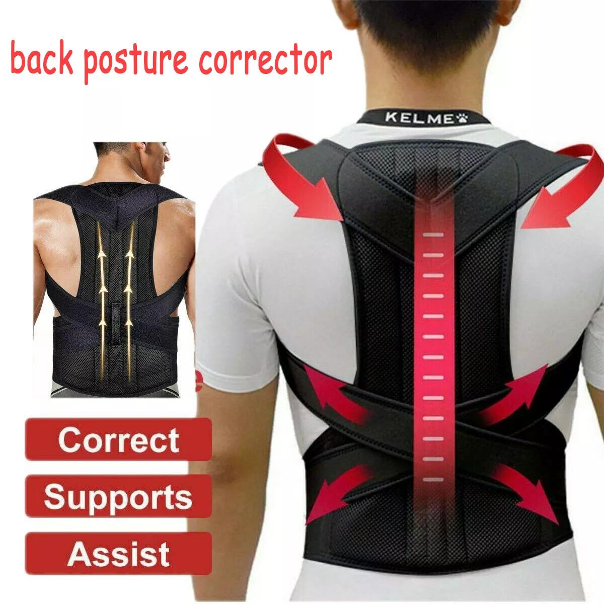 Drive Pain-Free & Sit Straight Premium Posture Corrector with Upper/Lower Back Support & Comfort Compression Healthcare Tool
