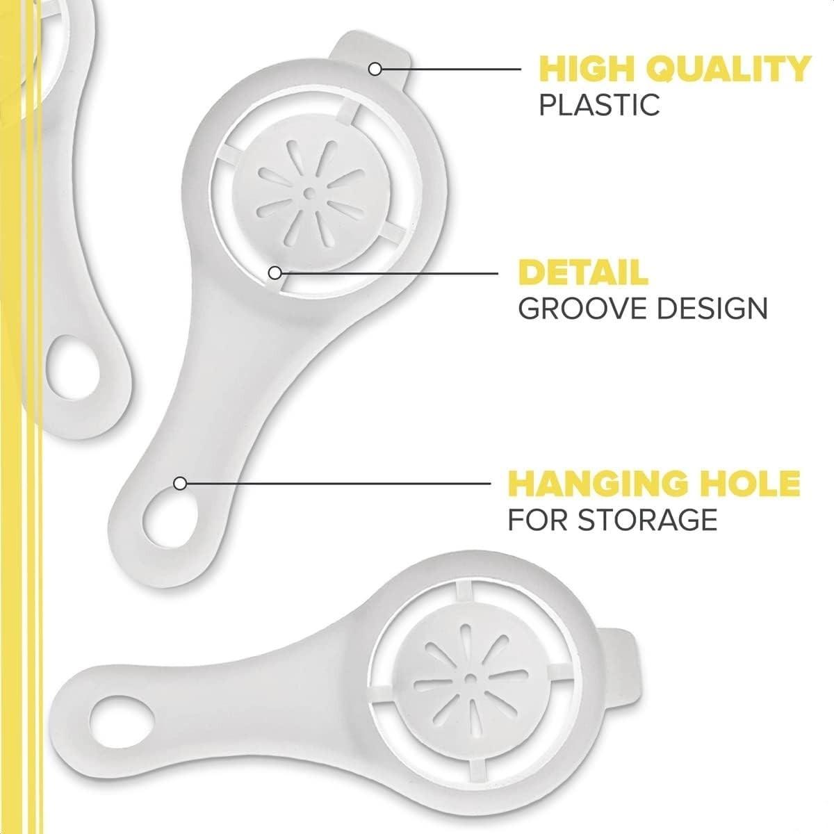 Egg Filter, Plastic Egg Filter, Kitchen Egg Separator, Durable & Efficient Separating Tool, Ideal for Baking Needs