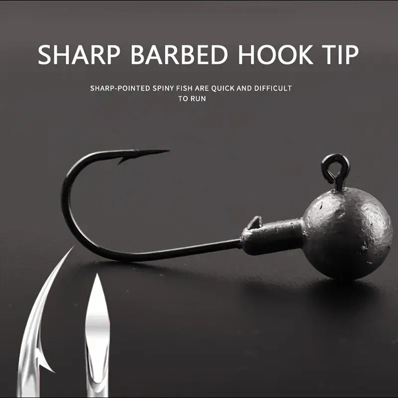 Fishing Hook Set, 50pcs/box Fishing Hook with Storage Box, Durable Metal Structure Fishing Hook, Outdoor Fishing Accessories