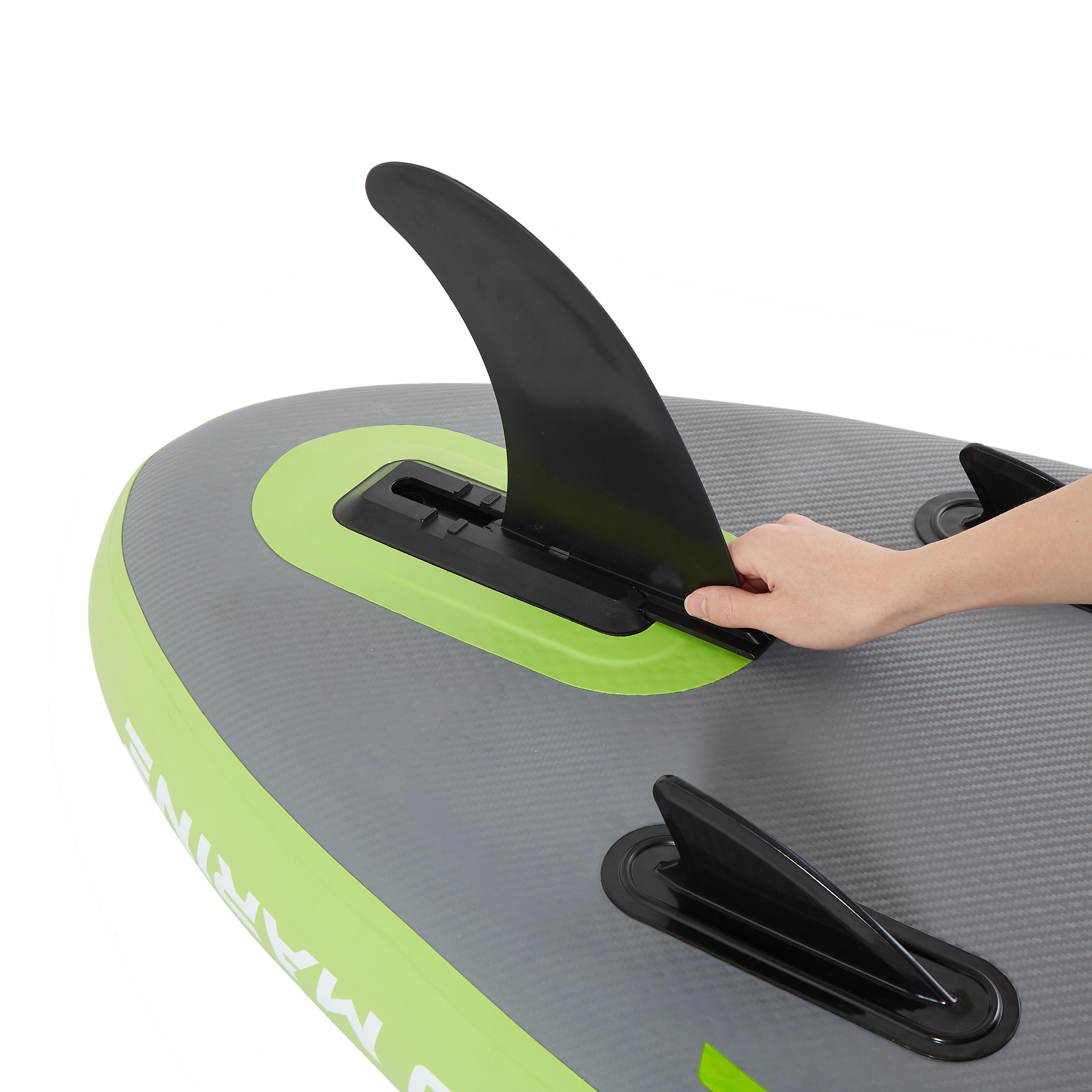 PRO MARINE 10‘/12' Inflatable Stand up Paddle Boards Adjustable Paddle SUP Carry Bag & Fast Pumping Green FathersDayGift