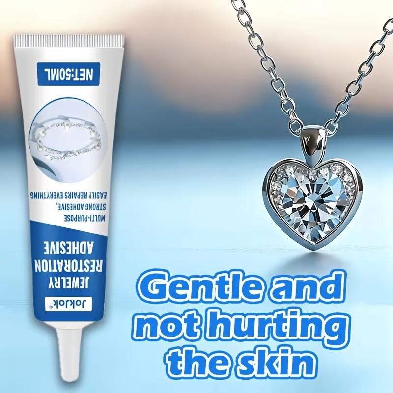 Jewelry Making Glue, Strong Craft Adhesive, Transparent Seamless After Curing, Precision Steel Needle Tip, for Metal, Plastic, Ceramic, Rubber, Jewelry