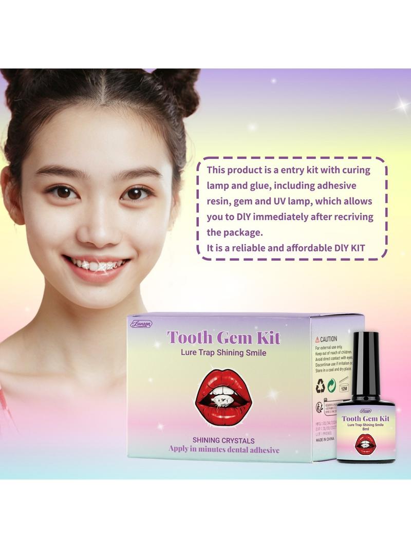 Brilliant Tooth Jewelry Set for Dental Decoration, Easy Installation, Attractive and Durable Teeth Accessories for All Occasions
