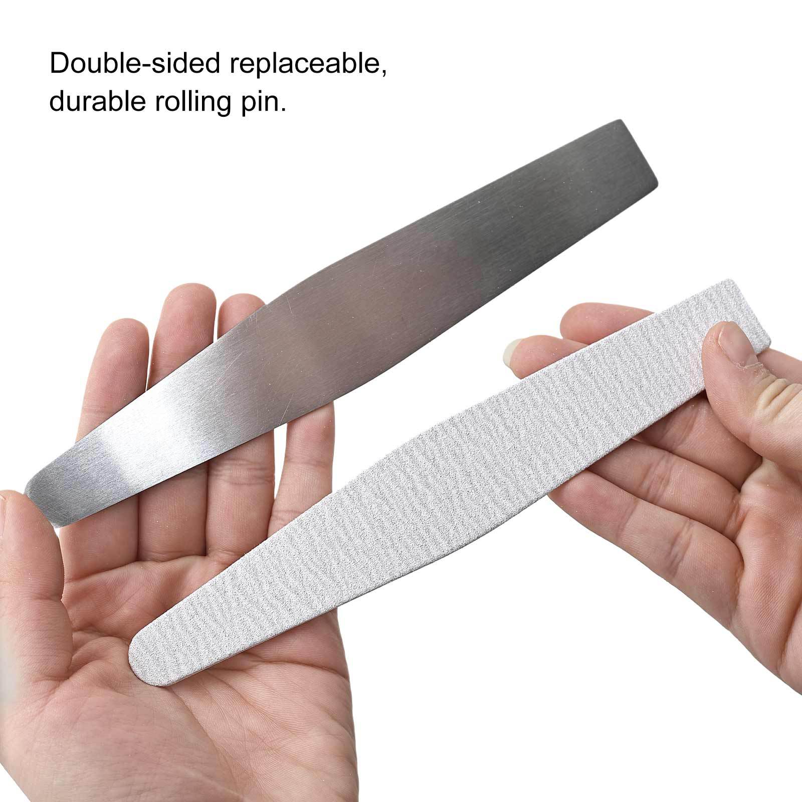 New replaceable sandpaper iron sheet set for nail salons with nail files, polishing strips, and shaping replacement set tech equipment