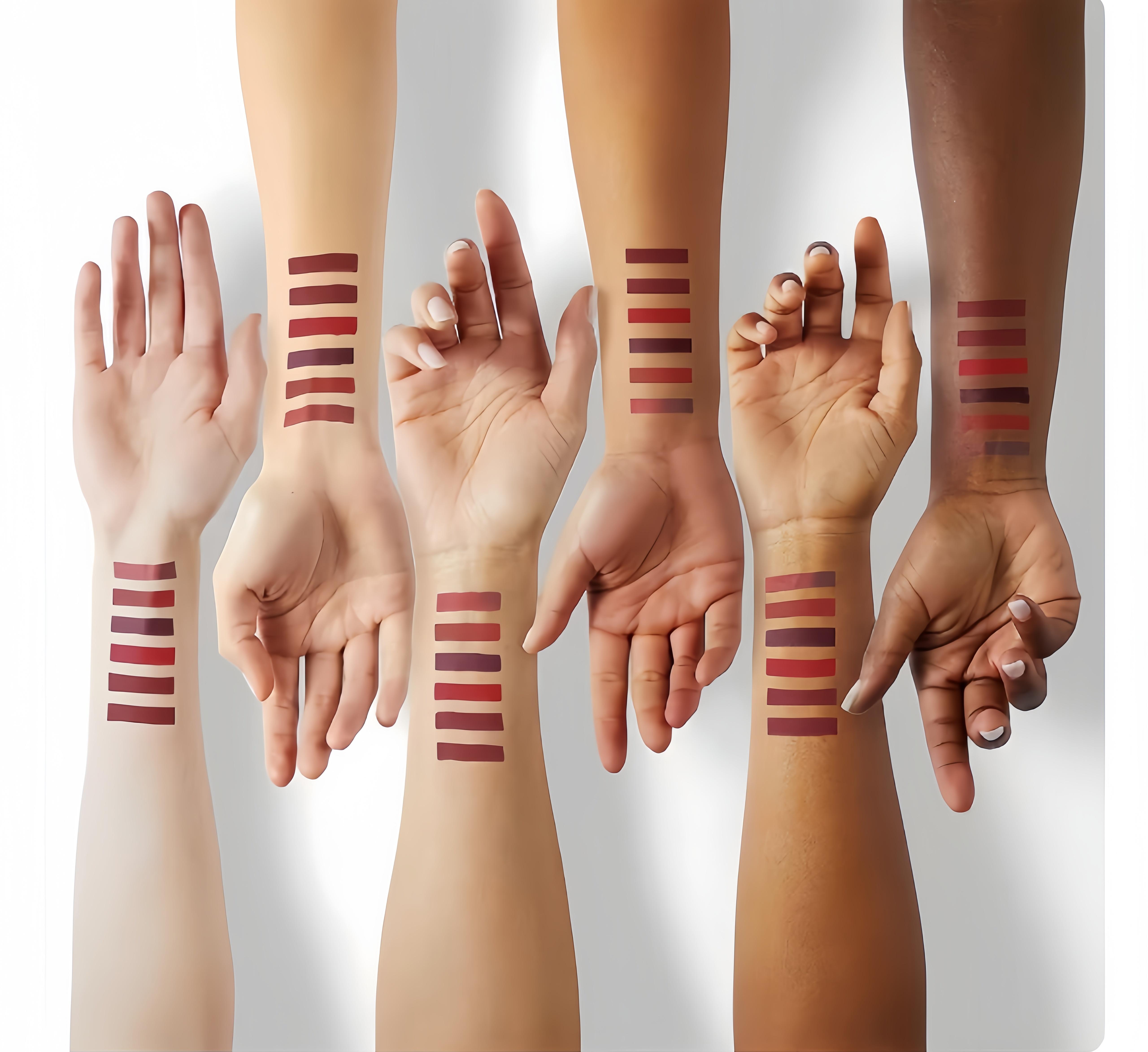 [10 Pcs] Liquid Matte Lipstick Set, Waterproof, Non-Sticky, Moisturizing, Fast-Drying, Long-Lasting,Shade,Suitable for All Skin Types, Cosmetic, Glossy Hydrating Lipgloss